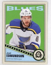 2019-20 OPC Joel Edmundson RETRO BLANKBACK St. Louis Blues BLANK BACK 19-20