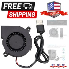50mm USB Blower Fan with 3 Speeds Control, 5015 DC 5V Turbine Turbo Cooling F...