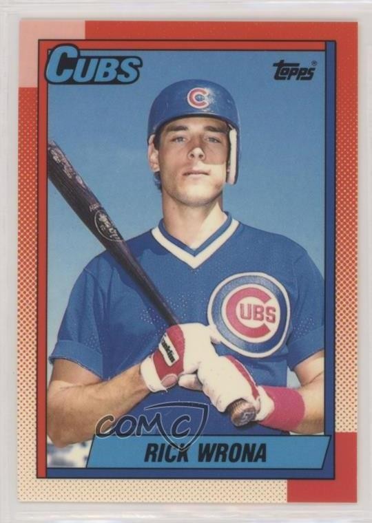 1990 Topps Box Set Collector's Edition (Tiffany) Rick Wrona #187 Rookie RC 1z4