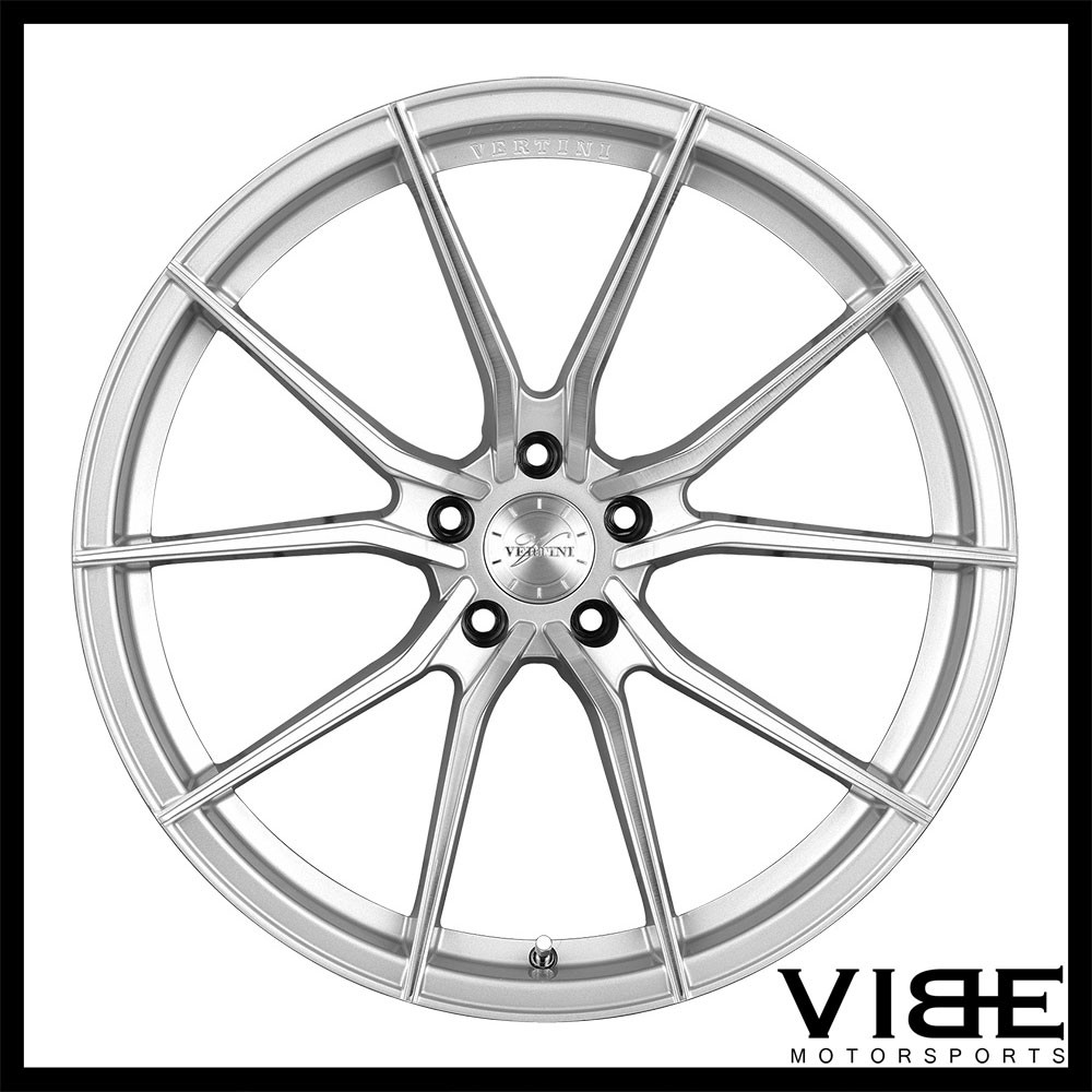 21" VERTINI RF1.2 SILVER FORGED CONCAVE WHEELS RIMS FITS BMW i8