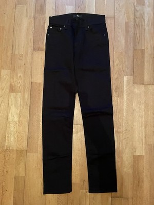 UNIQLO JIL SANDER SELVAGE JEANS 28 BLACK