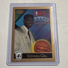 SkyBox 1990-91 Kendall Gill #356 Charlotte Hornets NBA Draft Basketball Card