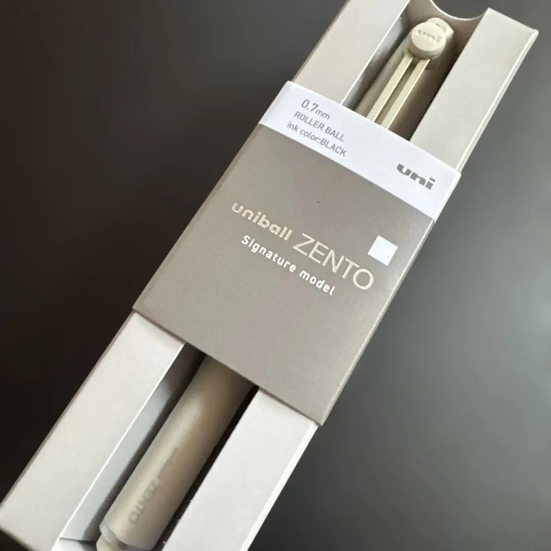 NEW Mitsubishi Uni-ball ZENTO Signature Ballpoint Pen 0.7mm Champagne Gold