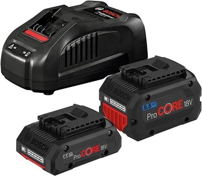 Bosch ProCORE18V Starter-Set 4.0Ah + 5.5Ah Akku + GAL 1880 CV Ladegerät NEU