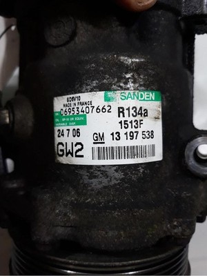 Opel Meriva A original Klimakompressor 1.3D 55KW 13197538 Sanden BJ06