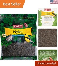 Kaytee Nyjer Wild Bird Food Seed, 5 Pound - Perfect for Attracting Finches