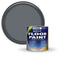 Bedec Premium Acrylic Anti-Slip Floor Paint Easy Clean Battleship Grey 1L