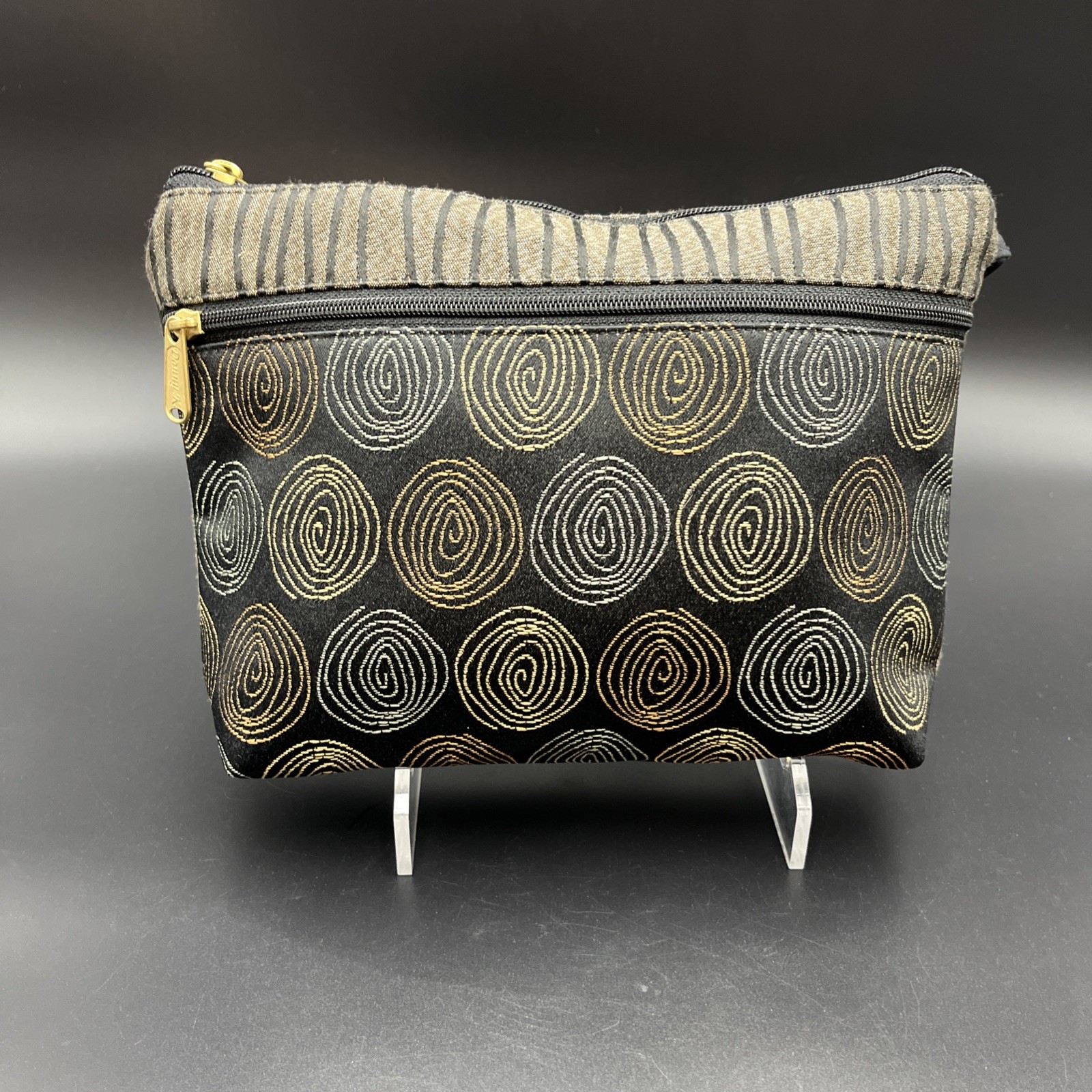 Geometric Patchwork Tapestry Crossbody Purse Cott… - image 2