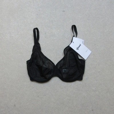 Gossard Glossies Sheer BH Schwarz Größe 30G UK 65J Damen Dessous