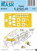 Special Hobby Mask Casa C.212 / C-41 For Special Hobby Kit 1:72 Art. M72019