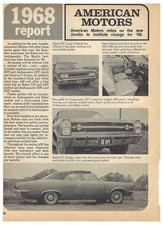 1968 Amc Introduction 3 Pg Article Javelin Rebel Ambassador 1968 Amc Introduction 3 Pg Article Javelin Rebel Ambassador