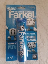 Classic Farkel Game Dice Tubes Travel Size Farkle Six Dice Game