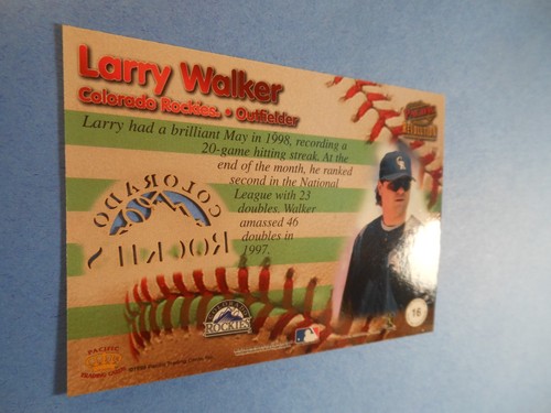 Larry Walker 1998 Pacific Revolution Prime Time Performers #16 Colorado Rockies - Picture 6 of 6