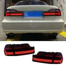 Full Tail Lights Red Lens Brake Turn Signal Lamp For 98~00 Accord Sedan CG5/GL