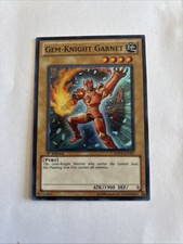 Yu-Gi-Oh! Gem-Knight Garnet HA05-EN001 1st Edition Super Rare