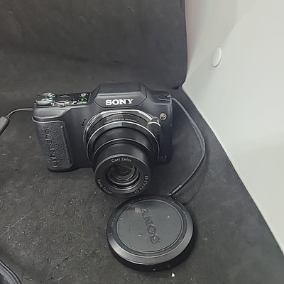 SONY DSC-H20 10.1MP Cyber-Shot Digital Camera Black - No Charger