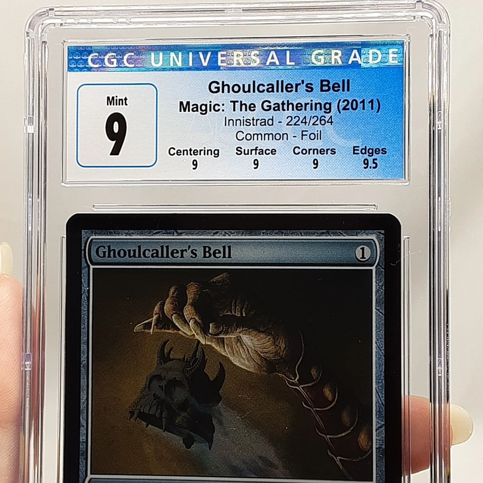 MTG - Innistrad - Ghoulcaller's Bell - Foil - Graded - CGC 9 - Image 2 of 4