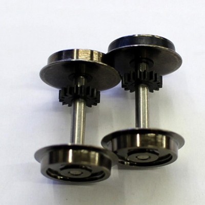 2 Stück Metallräder HO Scale Components Metallachsen Ho Trains Modellräder