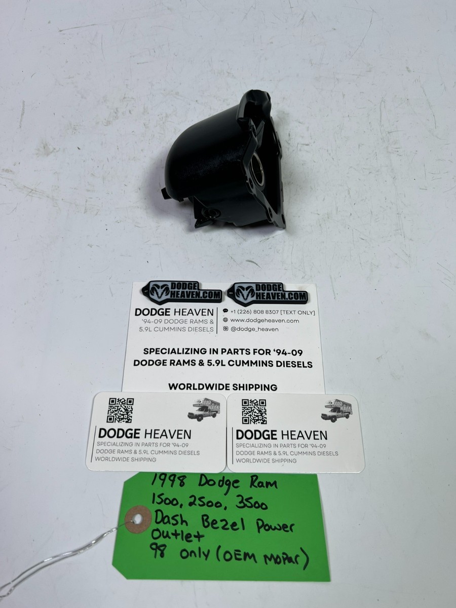 OEM Mopar 1998 Dodge Ram 1500-3500 Dash Bezel Power Outlet | eBay