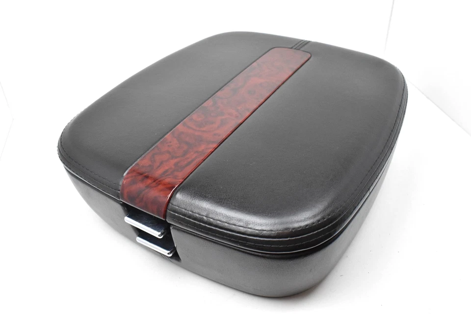 Центральная консоль для Cadillac Escalade 2007-2014 годов выпуска черная кожаная крышка подлокотника хранение изготовитель оборудования - Изображение 3 из 4