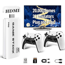 Retro Gaming Console with 23 Emulators, 2026 Game Stick with 20,000+ Classic Tit