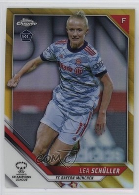 2021 Topps Chrome UEFA Women's Champions League 41/50 Lea Schuller Rookie RC 1o2