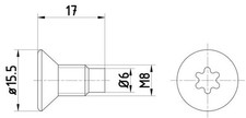 Schraube, Bremsscheibe vorne hinten Textar TPM0004 für DACIA  passend für FIAT