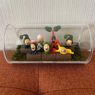 Little People Encyclopedia Dwarf Figure Set Ducan with Display Case Rare EX