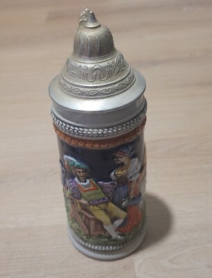 Vintage Original Gerzit Beer Stein Imbecher Mehr Keinen Tropfen 1980s with Lid 