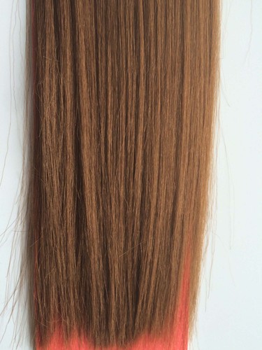 12"-22" 100g Straight Fiber Weft Synthetic Hair Extensions Hairpiece - Picture 20 of 46