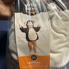 Halloween Costume infant Hyde Eek Blue Monkey 0-6 months New