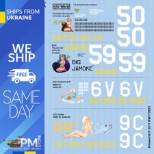 Kits World KW172023 1/72 Decal for B-25J Mitchell BS 321st BG