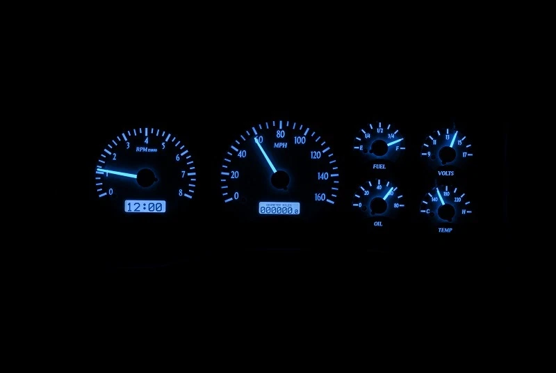 Dakota Digital 1995-98 Chevy GM Full Size Pickup Analog Gauge Kit VHX-95C-PU-S-B - Image 3 of 4