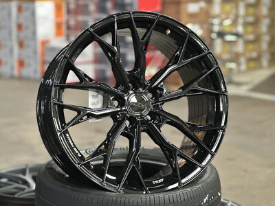 New 19 inch ASGA ARF10 BLACK (4 Wheel) 5x114.3 fit HONDA TOYOTA MAZDA ACURA KIA