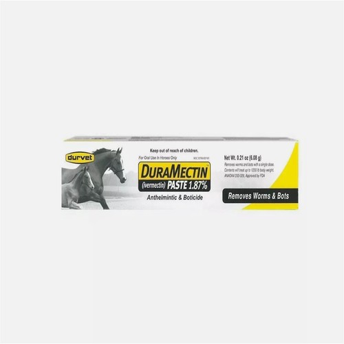 3/5/10 paczek Durvet Duramectin Equine Wormer Pasta Odrobaczanie koni Freeship - Zdjęcie 2 z 12