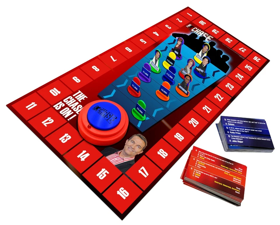 The Chase TV Electronic Board Game by IDEAL - Interactive Quiz Fun for All Ages - Image 4 of 4
