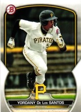 2023 BOWMAN PROSPECTS YORDANY DE LOS SANTOS PAPER BASE BASEBALL CARD #BP-121