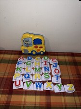 Leap Frog Fridge Phonics School Bus Magnets Alphabet Complete Works Musical ABC