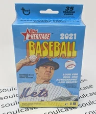 2021 Topps Heritage Baseball Hanger Box/Real One Autos Candy Lids & Relic Cards?