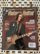 VINTAGE GUITAR MAGAZINE Joe Perry Jesse Taylor Vol. 34 No. 02   December 2019