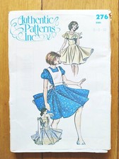 UNCUT Authentic Pattern Inc Schnittmuster 276 Square Dance Kleid Größe 6 8 10