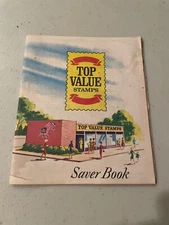 Top Value Saver Books with Yellow Stamps Lot of 11 Vintage Books and Stamps