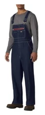 Brand New Dickies Men’s Bib Overall Size 3XL Regular Dark Blue Rinsed Indigo.