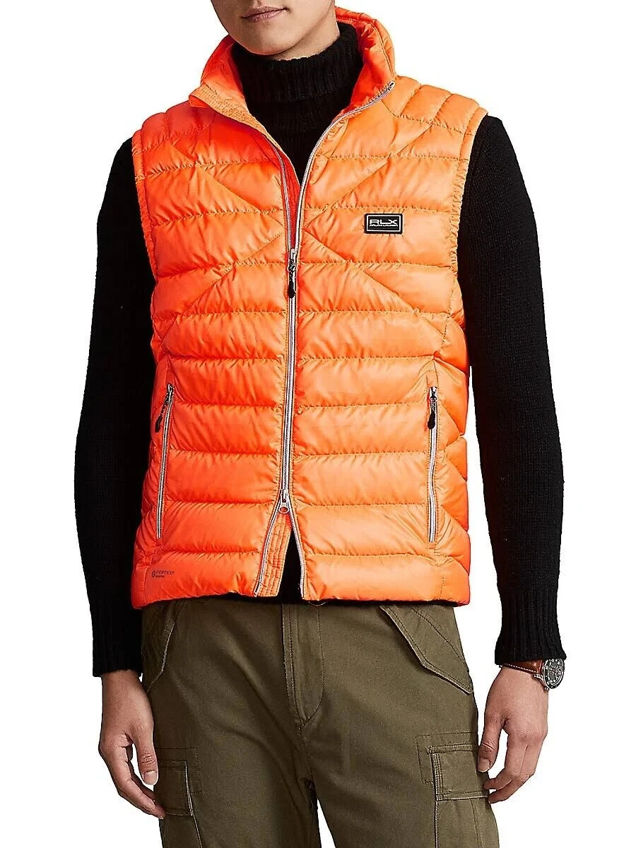 RLX Ralph Lauren Men's, RLX Quilted Down Vest, Orange, XL | eBay RLX Ralph Lauren Men's, RLX Quilted Down Vest, Orange, XL | eBay
