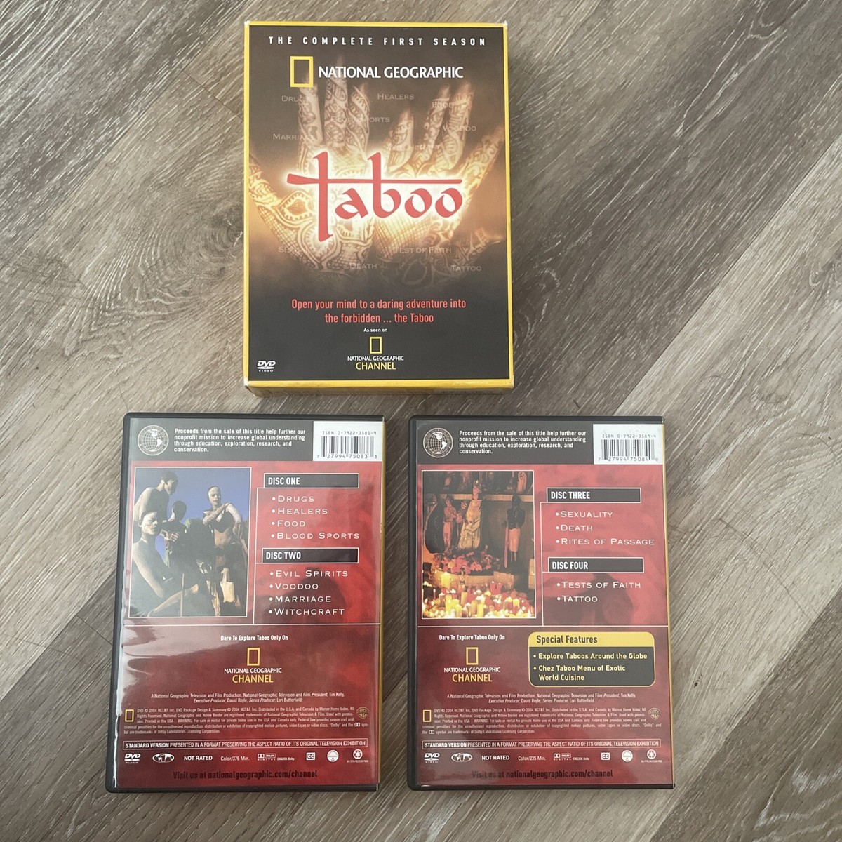 National Geographic: Taboo: The Complete First Season (DVD, 2004