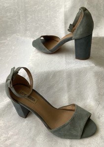 steve madden blue block heel
