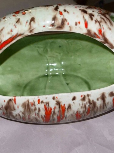 Unique Rare Ceramic Vase Planter Art Piece Coral Gables 1969 Vintage Handle Hole - Picture 11 of 11