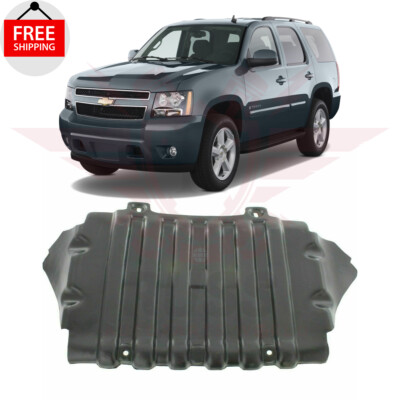 New Front Engine Splash Shield Black Fits 2007-2013 Chevrolet Silverado 1500