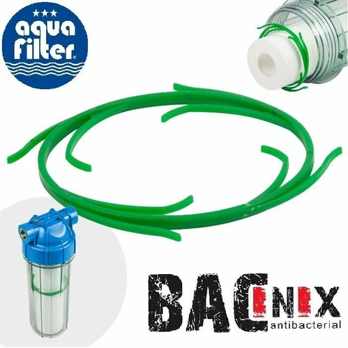 4 x Aquafilter Antibacterial Water Filter Housing Cartridge Centralizing Ring