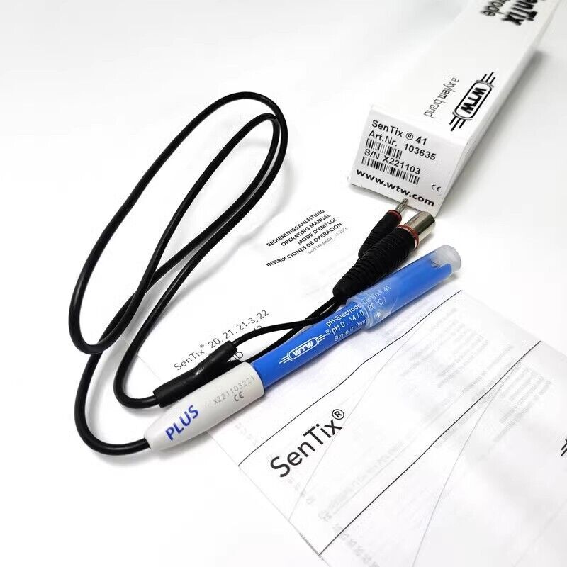 Blue Box Ph 1pcs WTW PH Electrode probe Sensor SenTix 41 103635 FedEx or DHL or UPS ...
